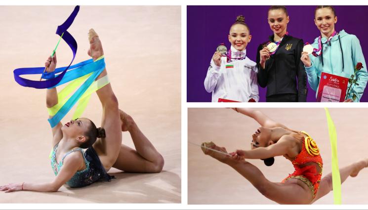 художествена гимнастика - Стилияна Николова със сребро в многобоя за Световната купа в София