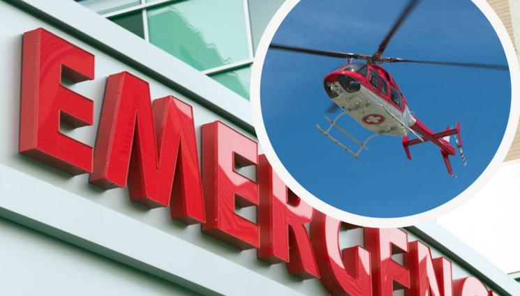 въздушна линейка - Въздушната линейка транспортира родилка след хеморагичен шок в София