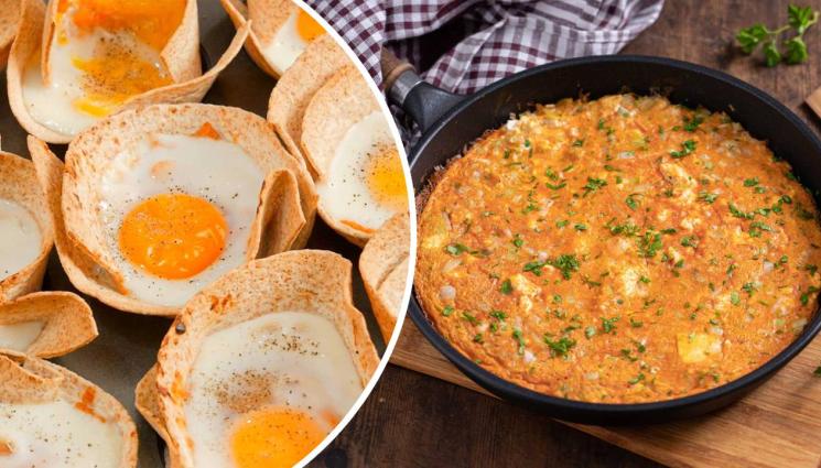 рецепти - Гответе с matekitchen.com: Кошнички с пилешко и царевица или пък омлет със сирене и праз (ВИДЕО)