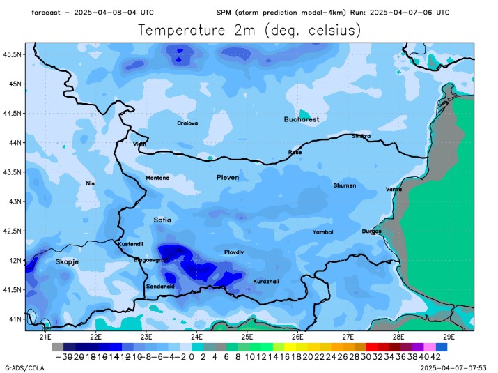 априлски студ