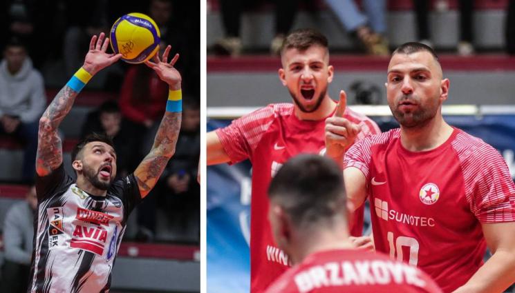 волейбол - ЦСКА изравни на Локо Авиа в полуфинала при волейболистите