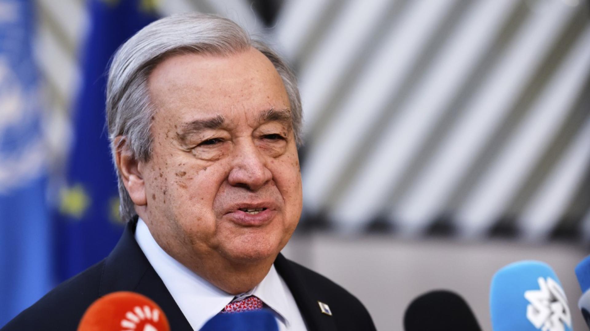 Генералният секретар на ООН Антонио Гутериш днес отхвърли нов израелски