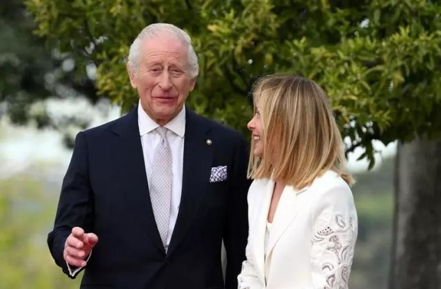 Премиерът на Италия Джорджа Мелони прие днес крал Чарлз Трети