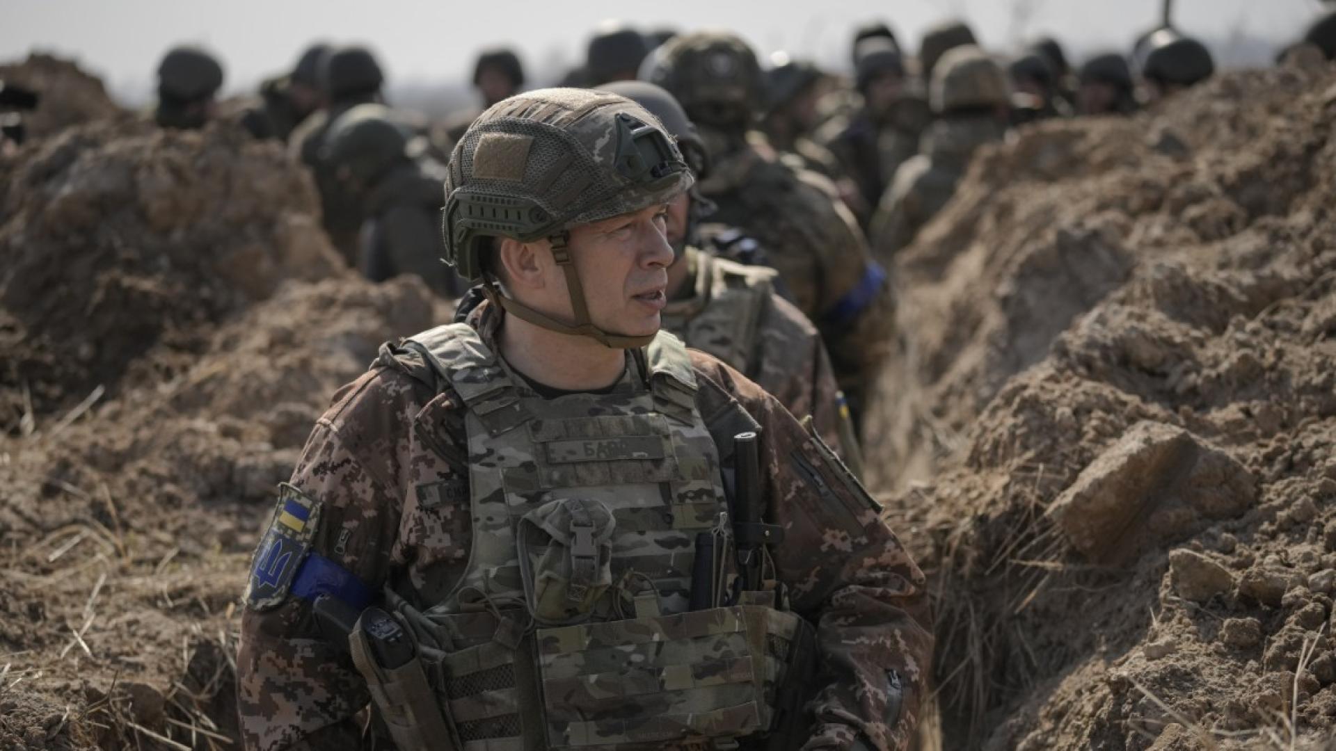 Командващият Въоръжените сили на Украйна генерал Олександър Сирски заяви че