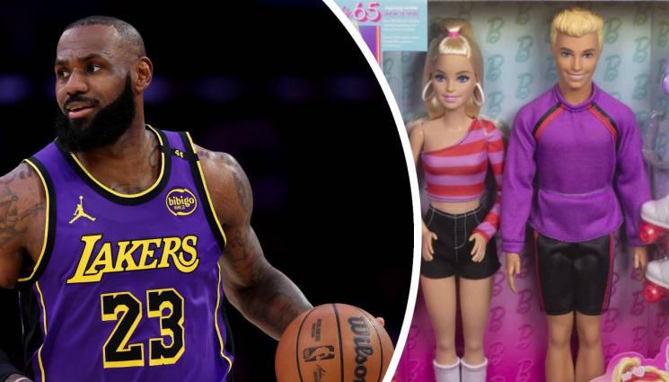 Леброн Джеймс - Леброн Джеймс влиза в света на Барби и Кен
