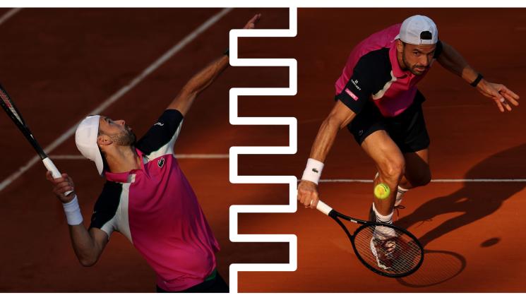 Григор Димитров Монте Карло - Гришо напред на клея на принцовете