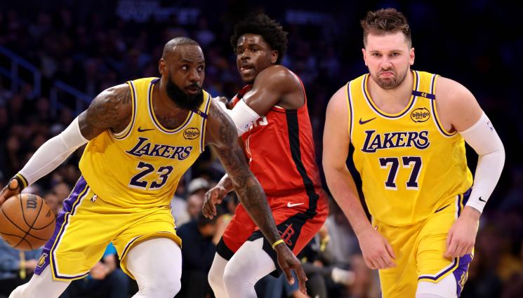 ЛеБрон Джеймс Лука Дончич - Лука Дончич с ново шоу за Лейкърс, ЛеБрон не завърши мача срещу 