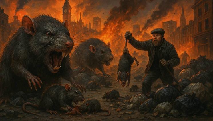 плъхове - ИСТИНСКО ЧУДОВИЩЕ: Мъж откри 60-сантиметров плъх в дома си! (СНИМКА)