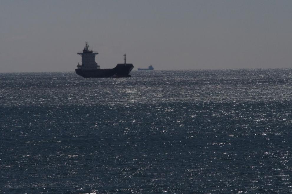 Един от най-големите товарни кораби в света за първи път