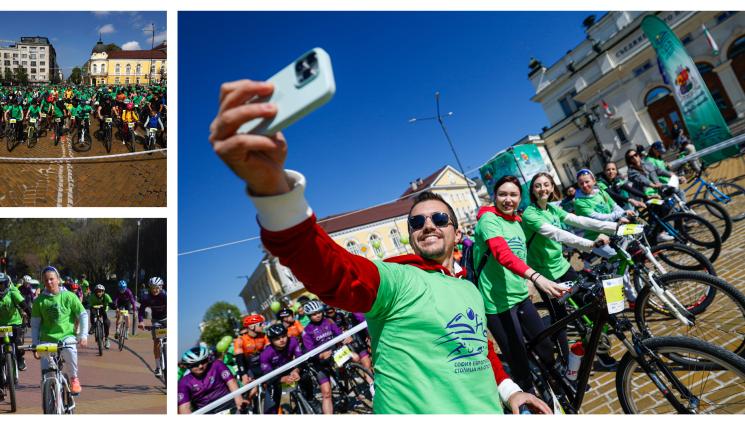 Велошествие София - Спортни звезди поведоха над 1800 във велошествие „За по-чист въздух“
