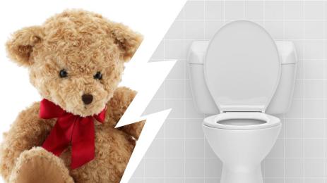 плюшена играчка тоалетна