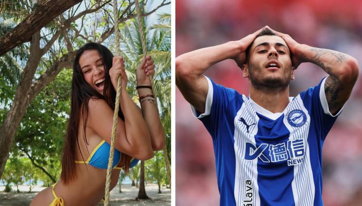 Карлос Мартин Таня Денис - Секси Таня цялата в бяло в чест на нападател