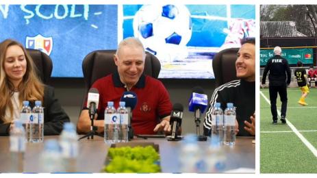 Христо Стоичков посещение в Молдова ФИФА