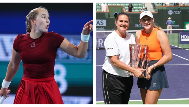 Мира Андреева - Мира пя на корта за ЧРД на Кончита Мартинес