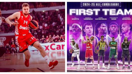 Александър Везенков идеален отбор на Евролигата