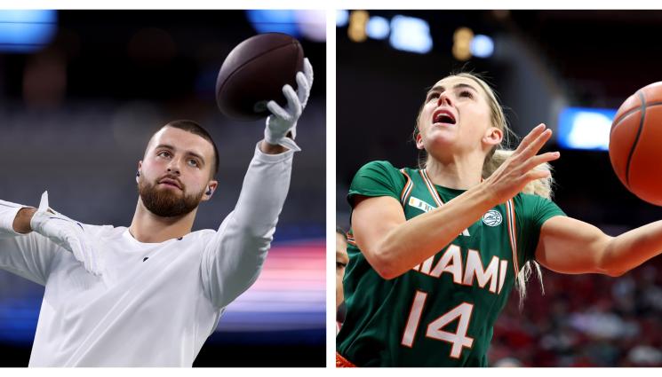 Джейк Фъргюсън - Ас от НФЛ предложи на баскетболистка (СНИМКИ)