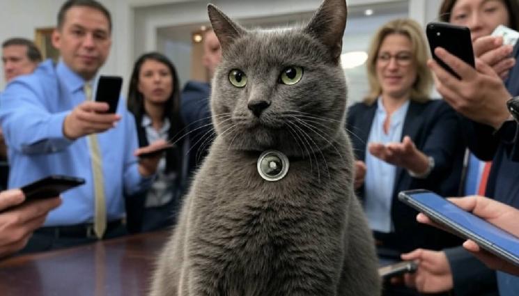 котка - ШПИОНИН С КОЗИНА? Котка нападна Белия дом!