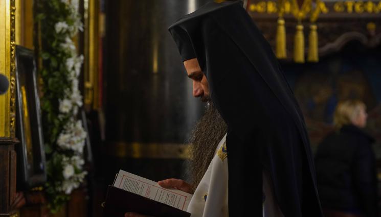 патриарх Даниил - Патриарх Даниил отслужи Василиева св. Литургия за Велика Събота