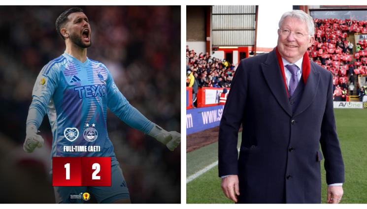 Димитър Митов сър Алекс Фъргюсън купа на Шотландия - Аплодисменти от сър Алекс за националния ни вратар