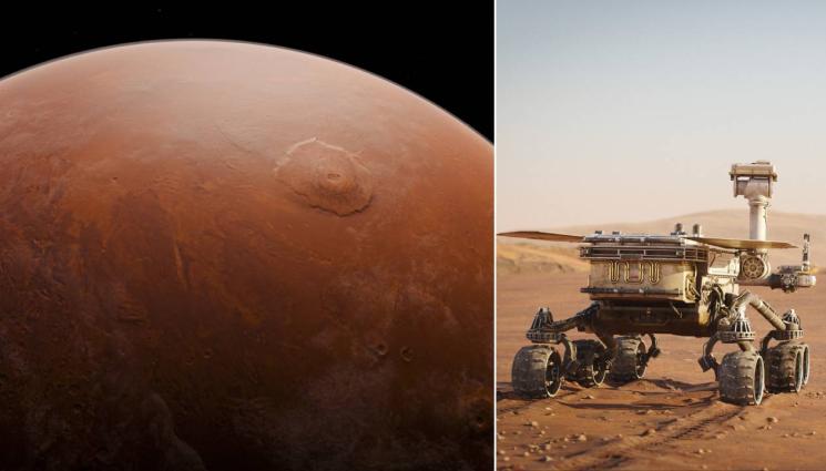 Марс - НАСА откри мистериозен череп на Марс! (СНИМКА)