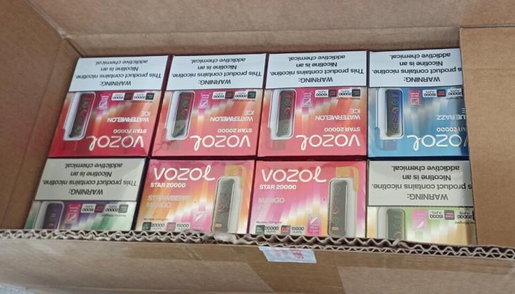 ьаз - Откриха близо 6000 контрабандни вейпове в куриерска пратка