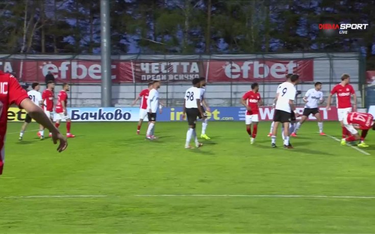 Втори гол на Евгений Сердюк бе отменен заради засада