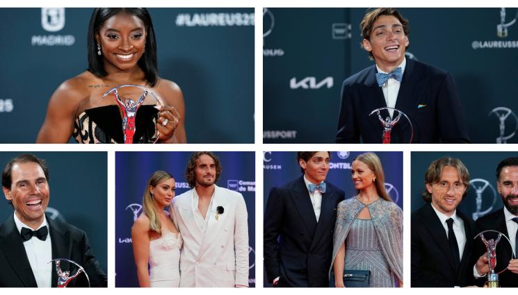 Лауреус - БЛЯСЪК И СЛАВА: Байлс и Дуплантис греят с наградите на