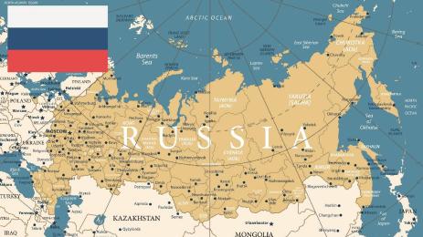 карта Русия