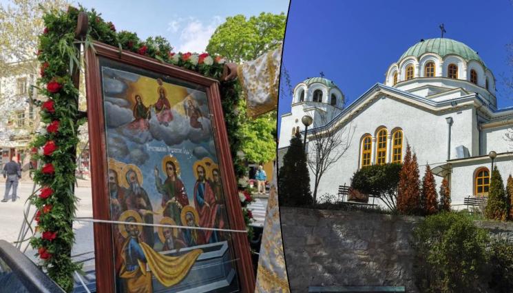 чудотворна икона Света Богородица Св Пояс - Чудотворната икона на Света Богородица „Св. Пояс“ пристига в Сандански