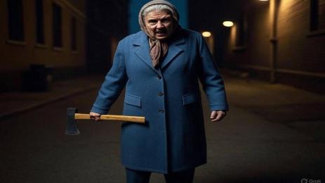 баба с брадва