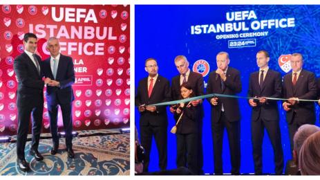 Георги Иванов офис на УЕФА Истанбул