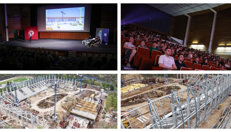 ЦСКА лекция УАСГ стадион Българска армия - Лекция в УАСГ за стадиона на ЦСКА