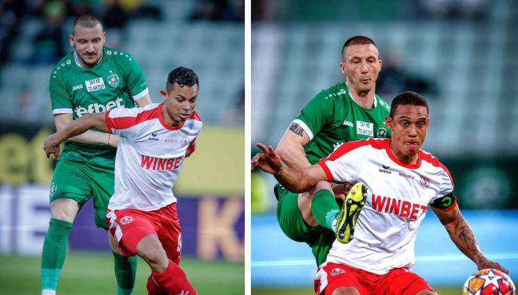 Лудогорец - Лудогорец трепери за Недялков и Неделев