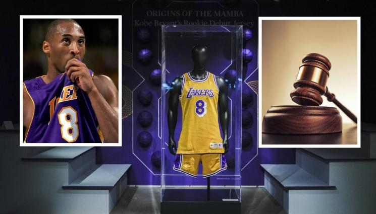 търг - Продадоха на търг за $7 млн. дебютния екип на Коби Брайънт в ЛА Лейкърс