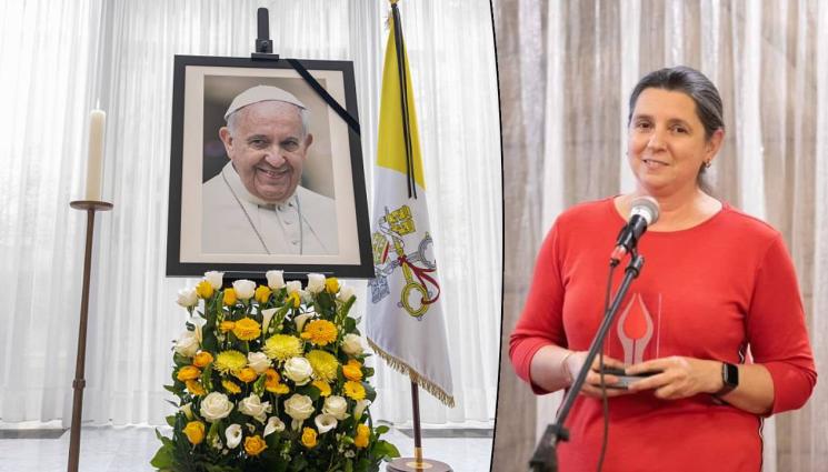 Гергана Дойчинова - Кореспондентът на радио „Ватикана“ от София Гергана Дойчинова пред 