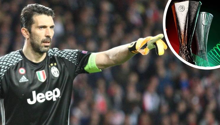 Джанлуиджи Буфон София - Джиджи Буфон представя на наш терен трофеите в Лига Европа и Лигата на конференциите!