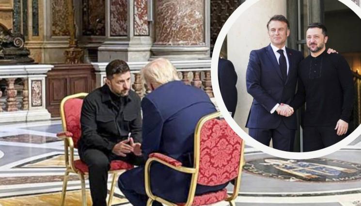 зеленски тръмп макрон - Зеленски очаква помощта от САЩ да се удвои през 2025 година