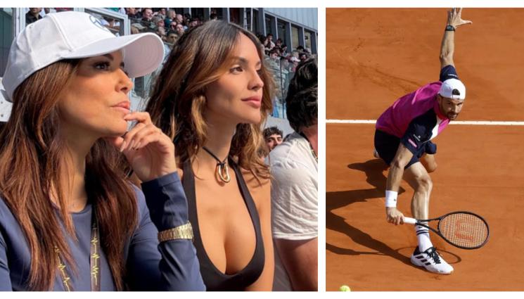 Григор Димитров Ейса Гонсалес гадже - Ейса на Гришо с корекция на носа