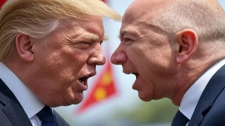 Тръмп и Безос