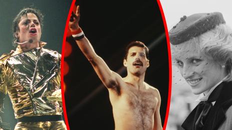 Фреди Меркюр Майкъл Джексън Даяна