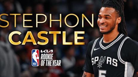 Стефон Касъл Сан Антонио Спърс новобравец на годината