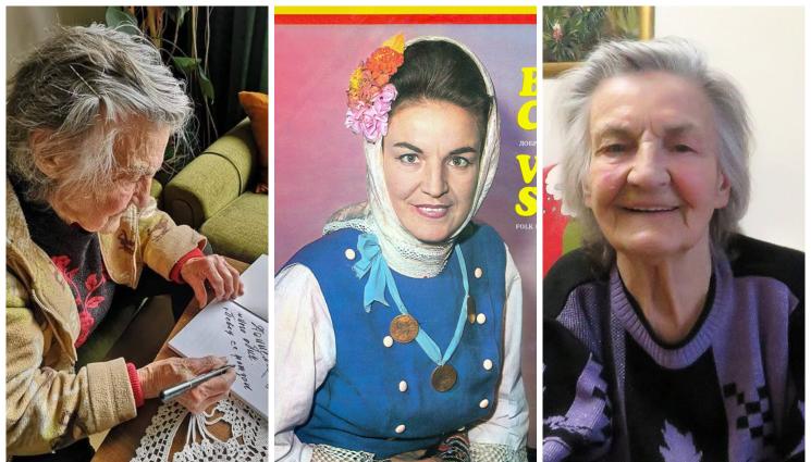 Верка - Народната певица Верка Сидерова пред 