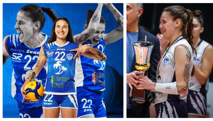 Силвия Кухарска Левски - Волейболният Левски се раздели с татуираната си капитанка