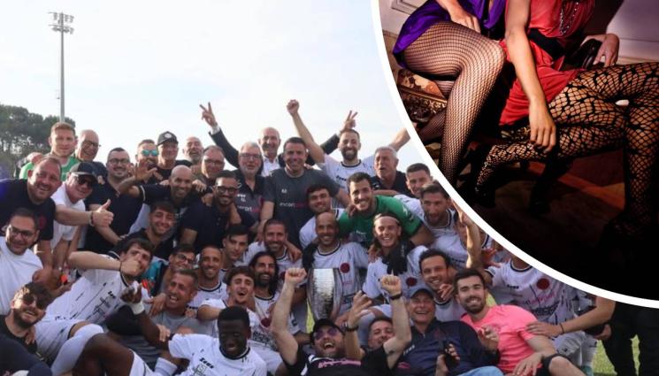 Атлетик Палермо - Наградиха отбор с ескорт момичета