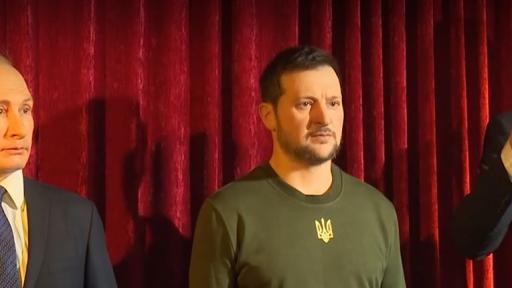 Володимир Зеленски във Варна като восъчна фигура