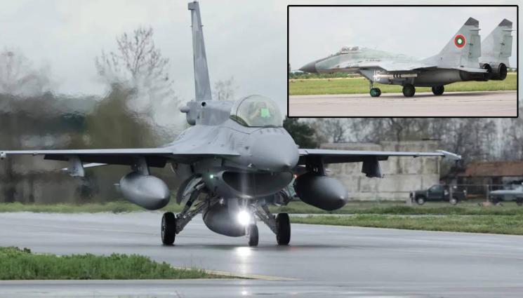 F16 Миг 29 - Запрянов: Няма опасност самолетите F-16 да не летят
