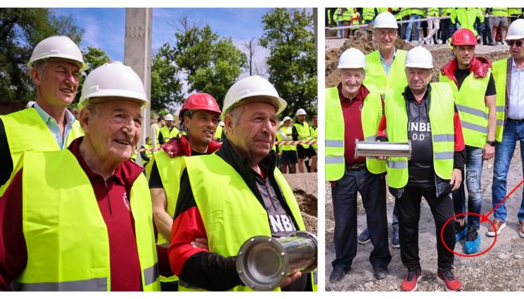 ЦСКА капсула на времето Александър Томаш сини калцуни - „Син” гаф в сектор „Г”!