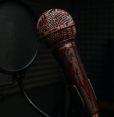 музика микрофон рап кръв