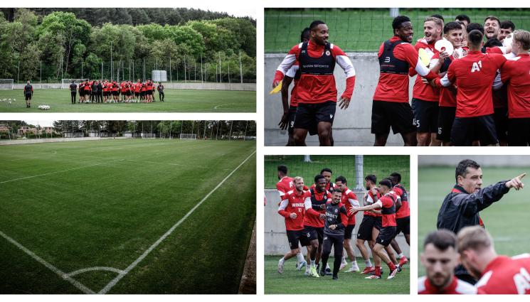 ЦСКА нов терен Панчарево - „Армейците” сефтосаха новия терен на Панчарево, в шеги и закачки загряха за Ботев Пловдив