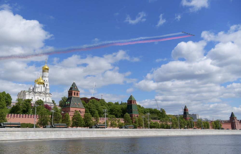 Руски изтребители прелитат над Москва